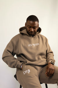 Oracle Pants in Desert Clay — Full Outfit with Hoodie