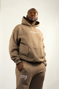 Oracle Pants in Desert Clay — Full Outfit with Hoodie