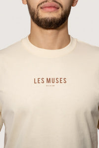 Dawn Muse Tee - Soft Beige Unisex | Les Muses Belgium