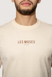Dawn Muse Tee - Soft Beige Unisex | Les Muses Belgium