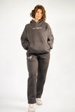 Oracle Pants in Midnight Dust — Full Outfit with Hoodie