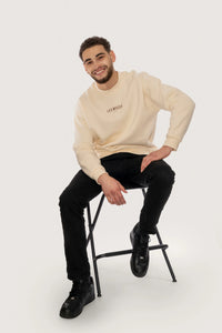 Light Muse Sweatshirt - Warm Beige Unisex | Les Muses Belgium