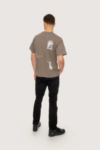 Muse of Earth Tee - Subtle Khaki Unisex | Les Muses Belgium